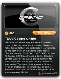 Test Drive Unlimited 2: Casino Online