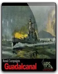 Naval Campaigns 3: Guadalcanal